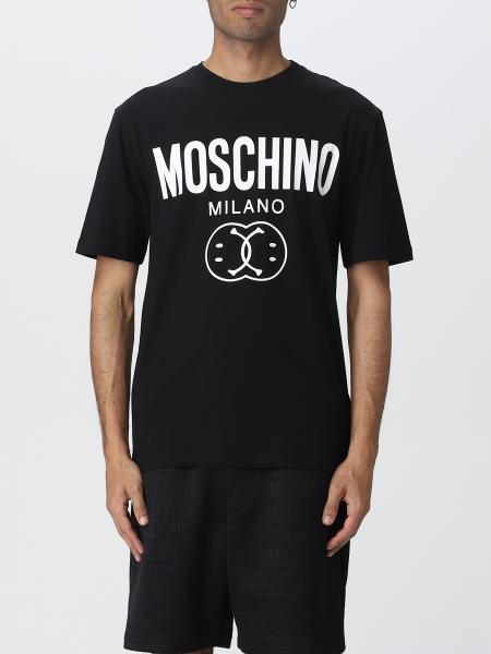 MOSCHINO COUTURE: t-shirt for men - Black | Moschino Couture t-shirt ...