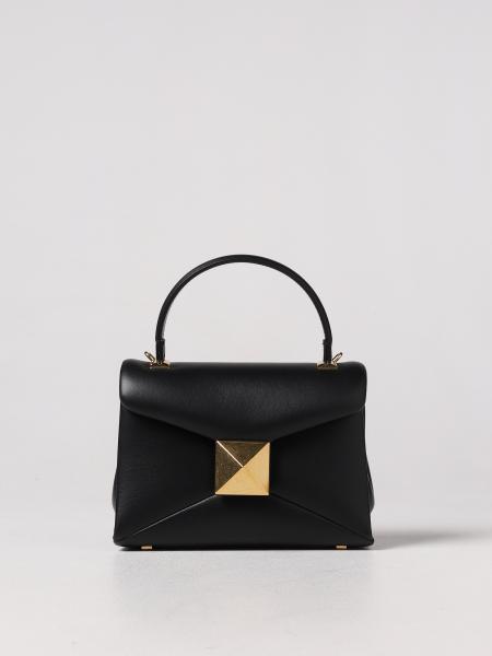 VALENTINO GARAVANI: One Stud Mini bag in quilted nappa leather - Black ...