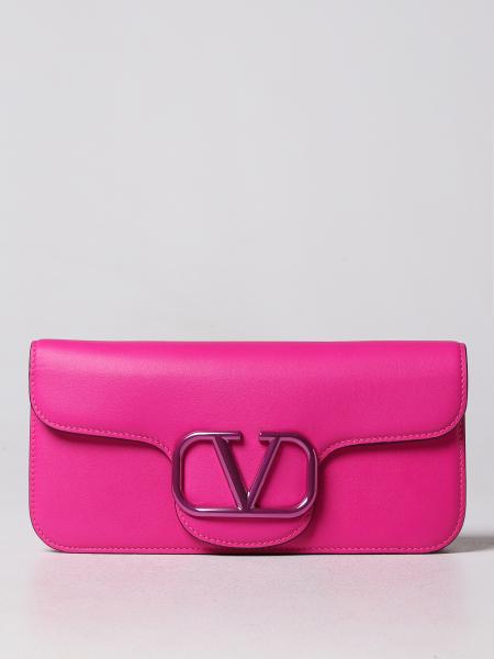 Borsa VLogo Signature Pink PP Collection Valentino Garavani in pelle