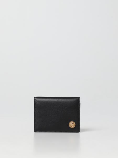 Versace leather wallet with metal Medusa