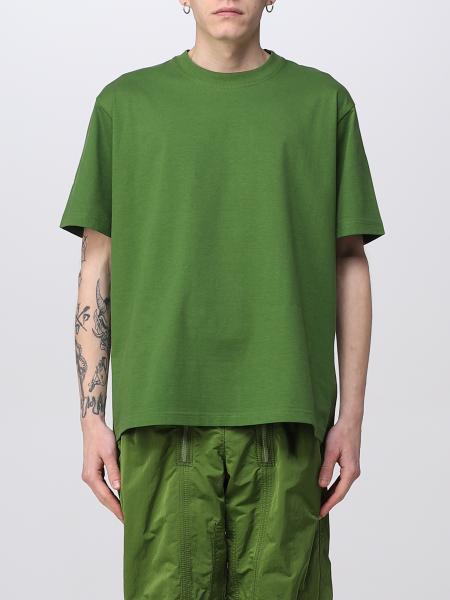 BOTTEGA VENETA: basic cotton T-shirt - Green | Bottega Veneta t-shirt ...