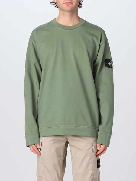 STONE ISLAND: sweatshirt for man - Green | Stone Island sweatshirt ...