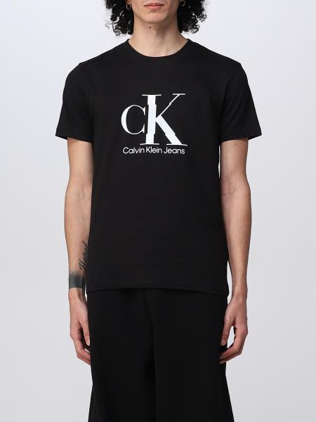 gemakkelijk kofferbak puppy CALVIN KLEIN JEANS: t-shirt for man - Black | Calvin Klein Jeans t-shirt  J30J323299 online on GIGLIO.COM