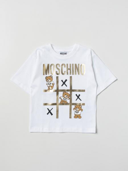 T-shirt Moschino: T-shirt Moschino Kid con stampa Teddy Tris