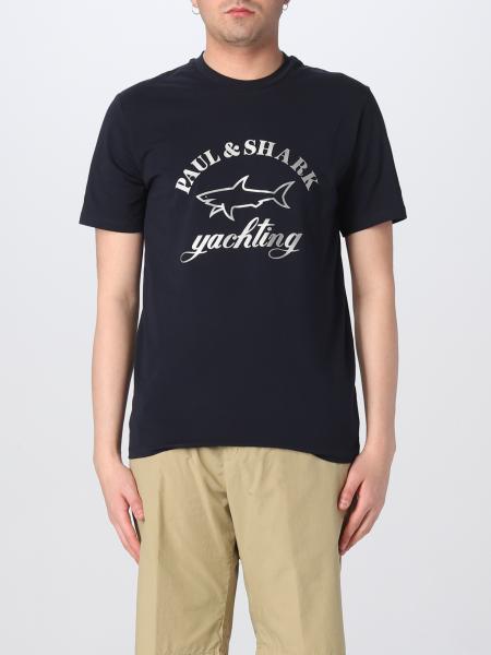 PAUL & SHARK: t-shirt for man - Blue | Paul & Shark t-shirt 11311628 ...