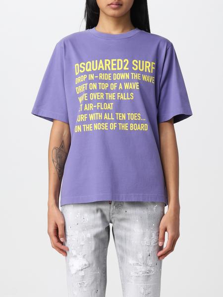 T-shirt Dsquared2 donna: T-shirt Dsquared2 in cotone