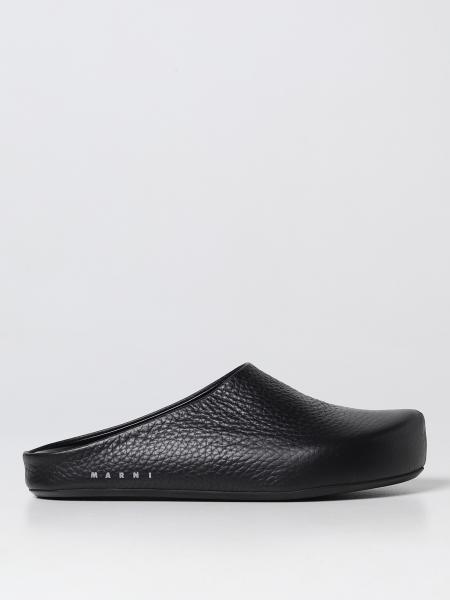 Sabot Marni in pelle martellata
