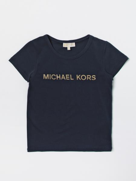 MICHAEL KORS: Michael cotton t-shirt - Blue | Michael Kors t-shirt ...