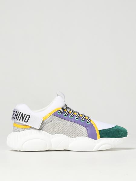 MOSCHINO COUTURE: sneakers for man - White Moschino Couture sneakers MB15133G0FGI410A online on GIGLIO.COM