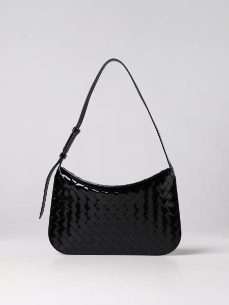 BOTTEGA VENETA: Flap bag in woven leather - Multicolor  Bottega Veneta  shoulder bag 701046V1W91 online at
