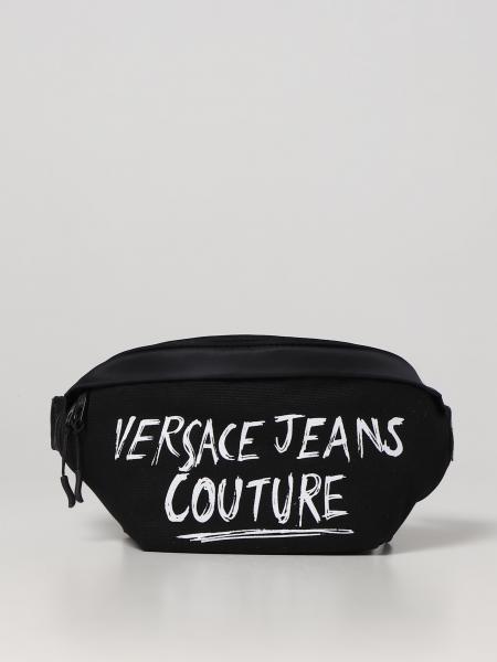 Marsupio Versace Jeans Couture: Marsupio Versace Jeans Couture in canvas con logo stampato