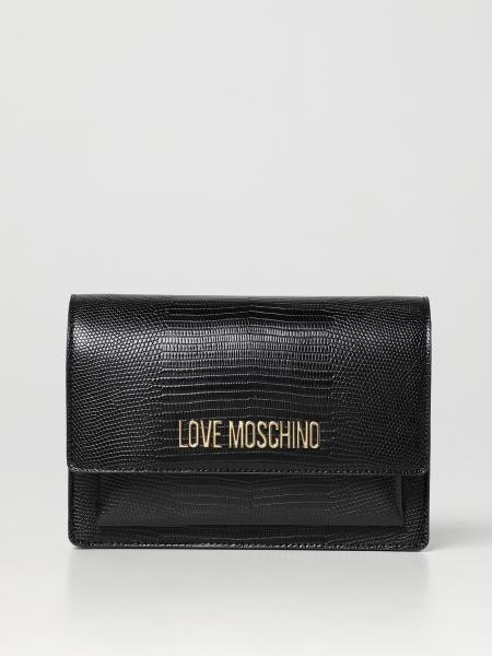 LOVE MOSCHINO: mini bag for woman - Black | Love Moschino mini bag ...