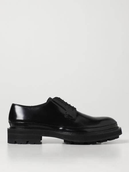 Alexander McQueen derby in brushed leather
