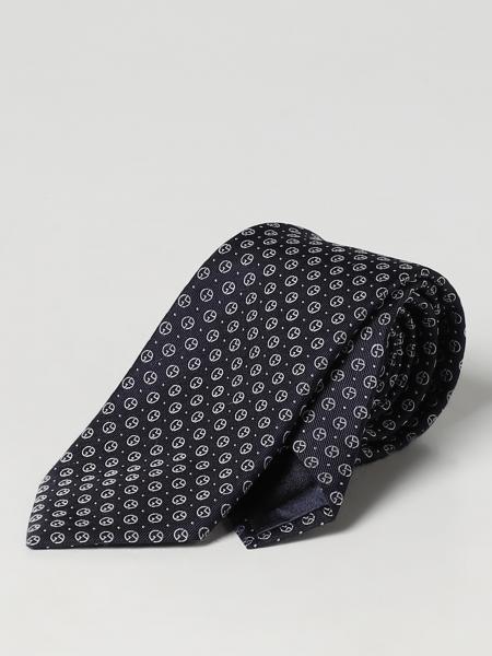 Cravatta Giorgio Armani in seta con logo jacquard