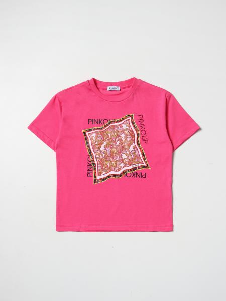 PINKO KIDS: t-shirt for girls - Fuchsia | Pinko Kids t-shirt 033856 ...