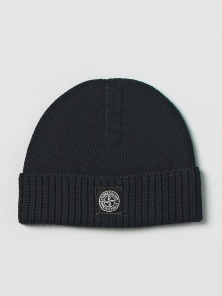 Stone Island Junior hat in ribbed cotton
