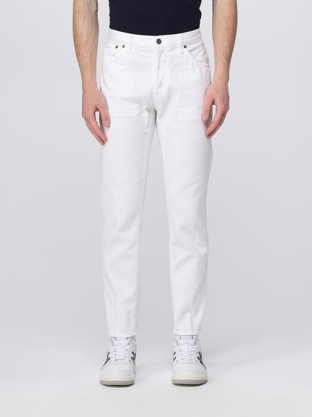 DONDUP: jeans for man - White | Dondup jeans UP434BF0014UPTD online on ...