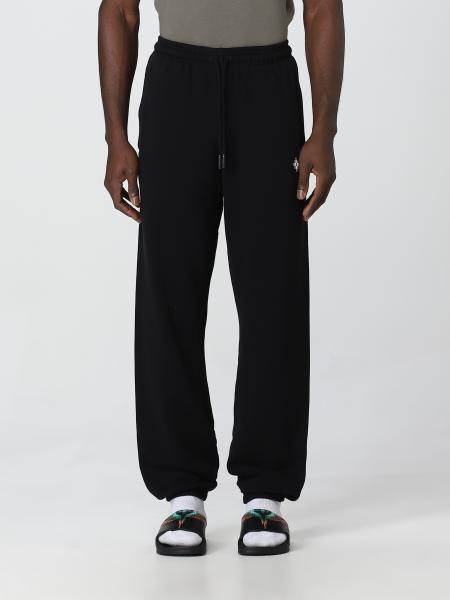 MARCELO BURLON: pants for man - Black | Marcelo Burlon pants ...