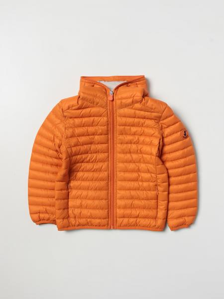 SAVE THE DUCK: coat for boys - Orange | Save The Duck coat J30650GIGA16 ...