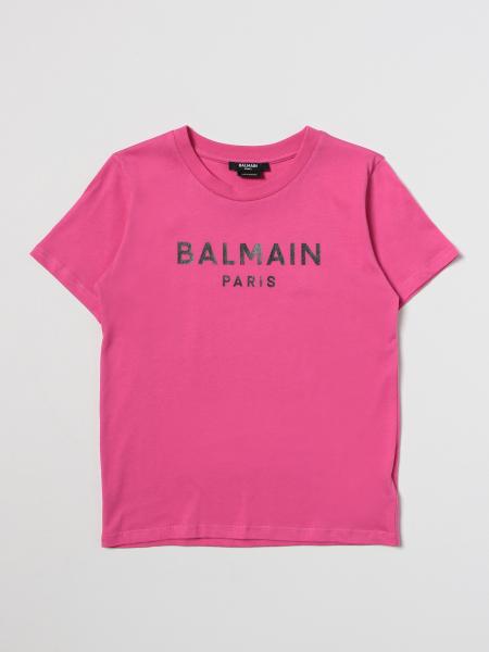 BALMAIN KIDS: t-shirt for boys - Fuchsia | Balmain Kids t-shirt ...