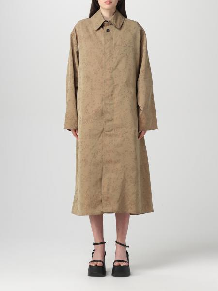 MAISON MARGIELA: trench coat for woman - Beige | Maison