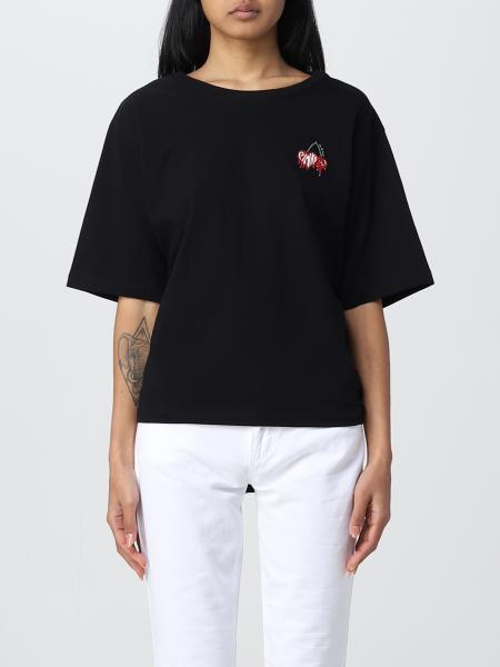 PINKO: t-shirt for woman - Black | Pinko t-shirt 101125A0U1 online on ...