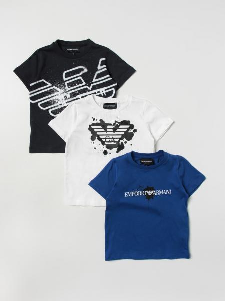 Maglietta Emporio Armani: Set 3 pezzi t-shirt Emporio Armani Kids in cotone