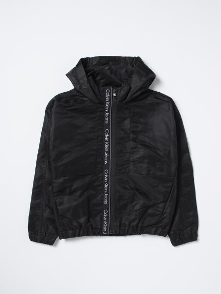 CALVIN KLEIN: jacket for boys - Black | Calvin Klein jacket IB0IB01493 ...