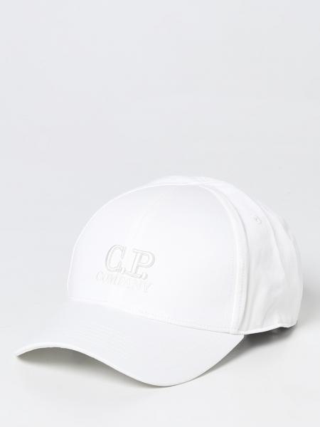 Cappello C.P. Company in cotone con logo ricamato