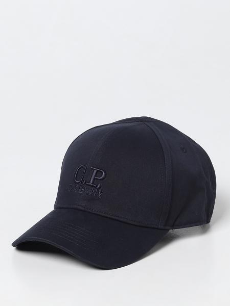 Cappello C.P. Company in cotone con logo ricamato