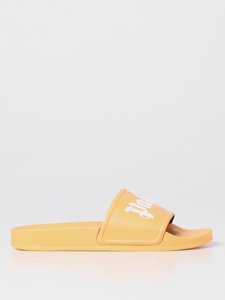 Sliders Palm Angels in gomma con logo a contrasto