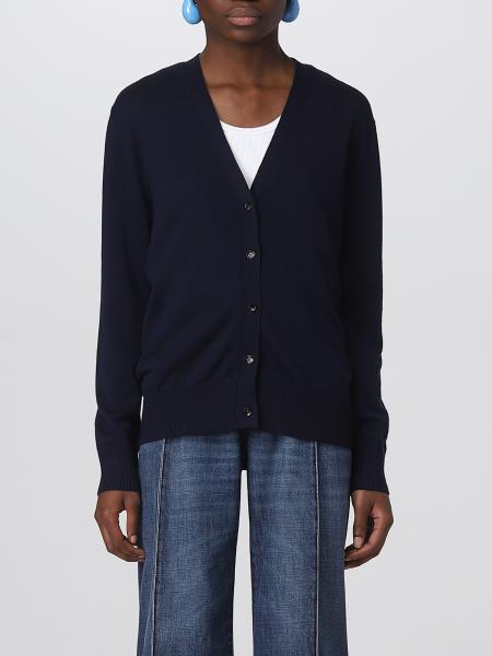 BOTTEGA VENETA: cardigan in wool - Blue | Bottega Veneta cardigan ...