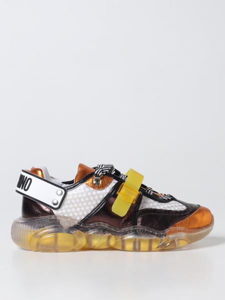 MOSCHINO COUTURE: sneakers for man - Platinum | Moschino Couture ...