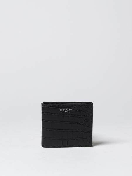 Saint Laurent Wallet in White for Men