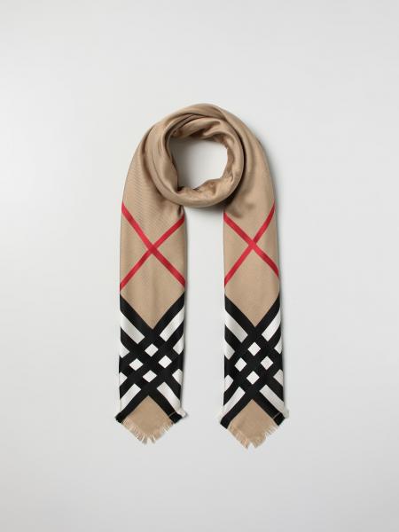 BURBERRY: scarf for woman - Multicolor | Burberry scarf 8066960 online on  