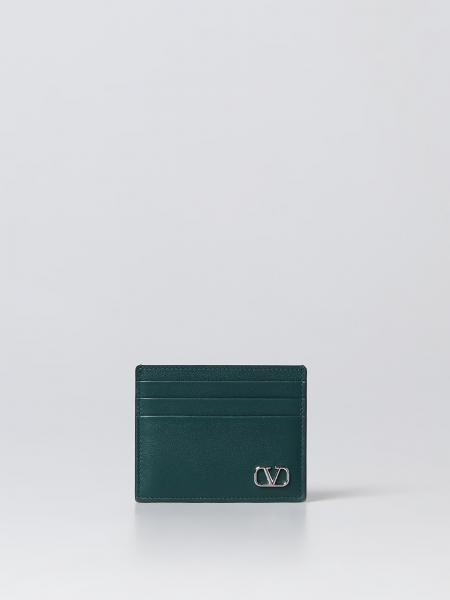 Portacarte di credito VLogo Signature Valentino Garavani in pelle