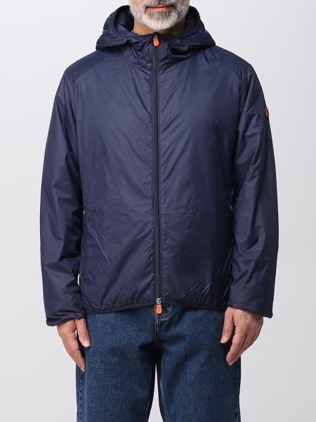 SAVE THE DUCK: jacket for man - Blue | Save The Duck jacket ...