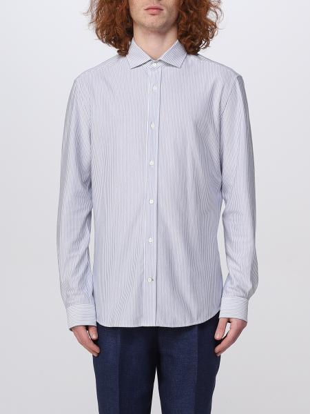 BRUNELLO CUCINELLI: shirt in cotton - White | Brunello Cucinelli shirt ...