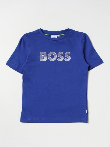 BOSS KIDSWEAR: t-shirt for boys - Green | Boss Kidswear t-shirt J25O03 ...