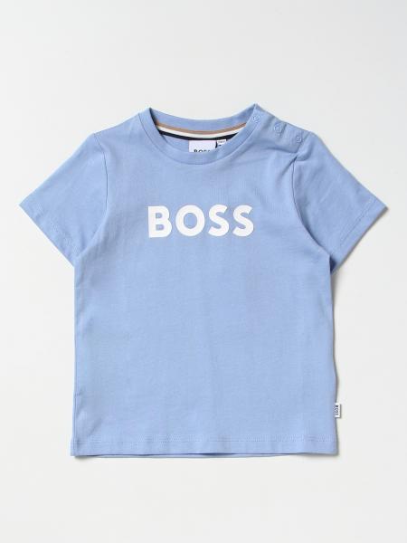 BOSS KIDSWEAR: t-shirt for baby - Gnawed Blue | Boss Kidswear t-shirt ...