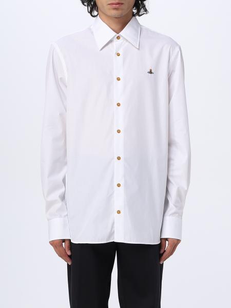 VIVIENNE WESTWOOD: shirt for man - White | Vivienne Westwood shirt  2401000JW009Q online at GIGLIO.COM