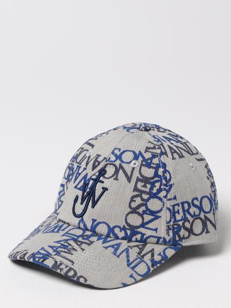 JW ANDERSON: hat for man - Blue | Jw Anderson hat AC0198FA0136 online ...