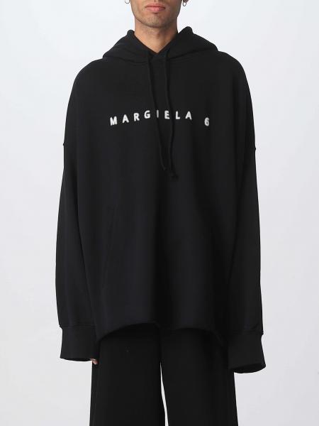 Felpa Maison Margiela: Felpa MM6 Maison Margiela in jersey di cotone