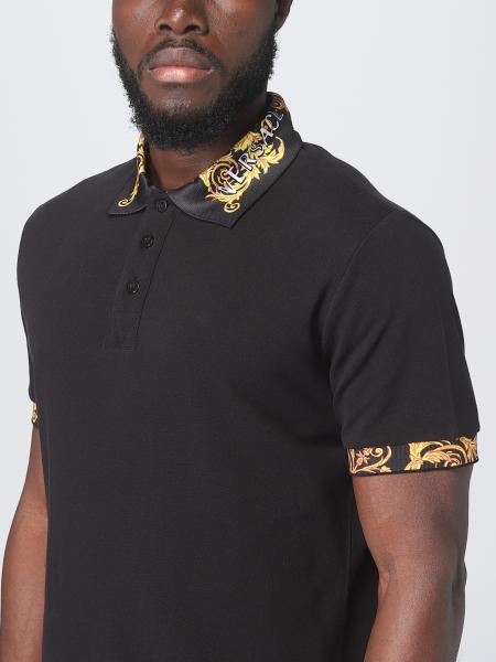 Integreren Ingenieurs Dankzegging VERSACE JEANS COUTURE: polo shirt for man - Black | Versace Jeans Couture polo  shirt 74GAGT18CJ01T online on GIGLIO.COM