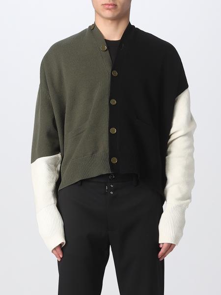 Cardigan MM6 Maison Margiela in misto lana e cotone