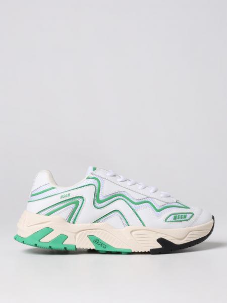 MSGM sneakers: Sneakers Msgm in pelle e mesh