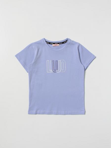 LIU JO KIDS: t-shirt for girls - Lilac | Liu Jo Kids t-shirt ...