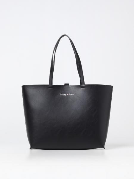 TOMMY JEANS: tote bags for woman - Black | Tommy Jeans tote bags ...