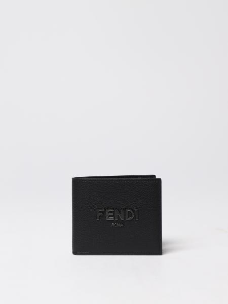 Fendi wallet in grained leather