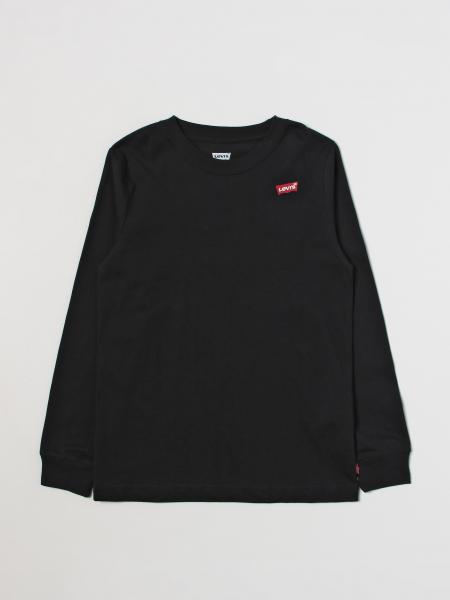 LEVI'S: t-shirt for boys - Black | Levi's t-shirt 8EC706 online on ...
